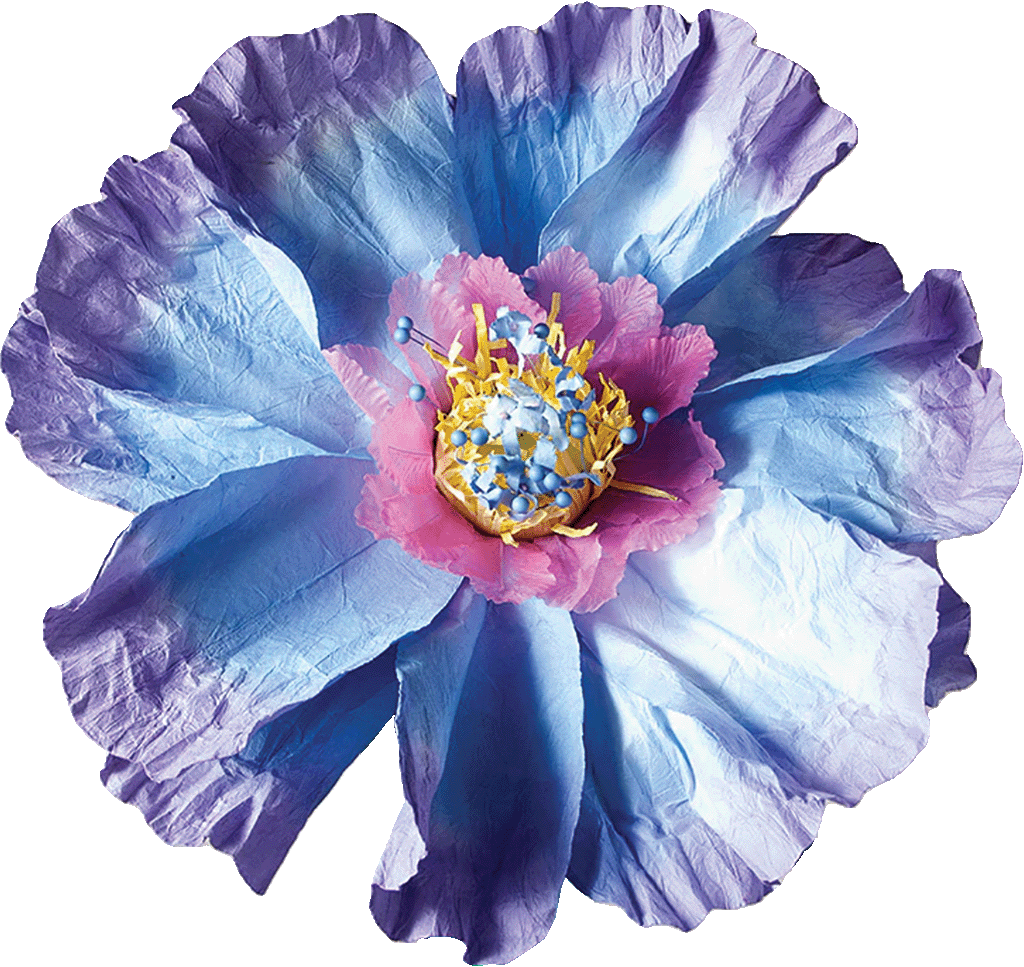Flower Mauve Blue